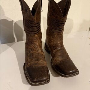 Ariat Distressed Brown Western Boots